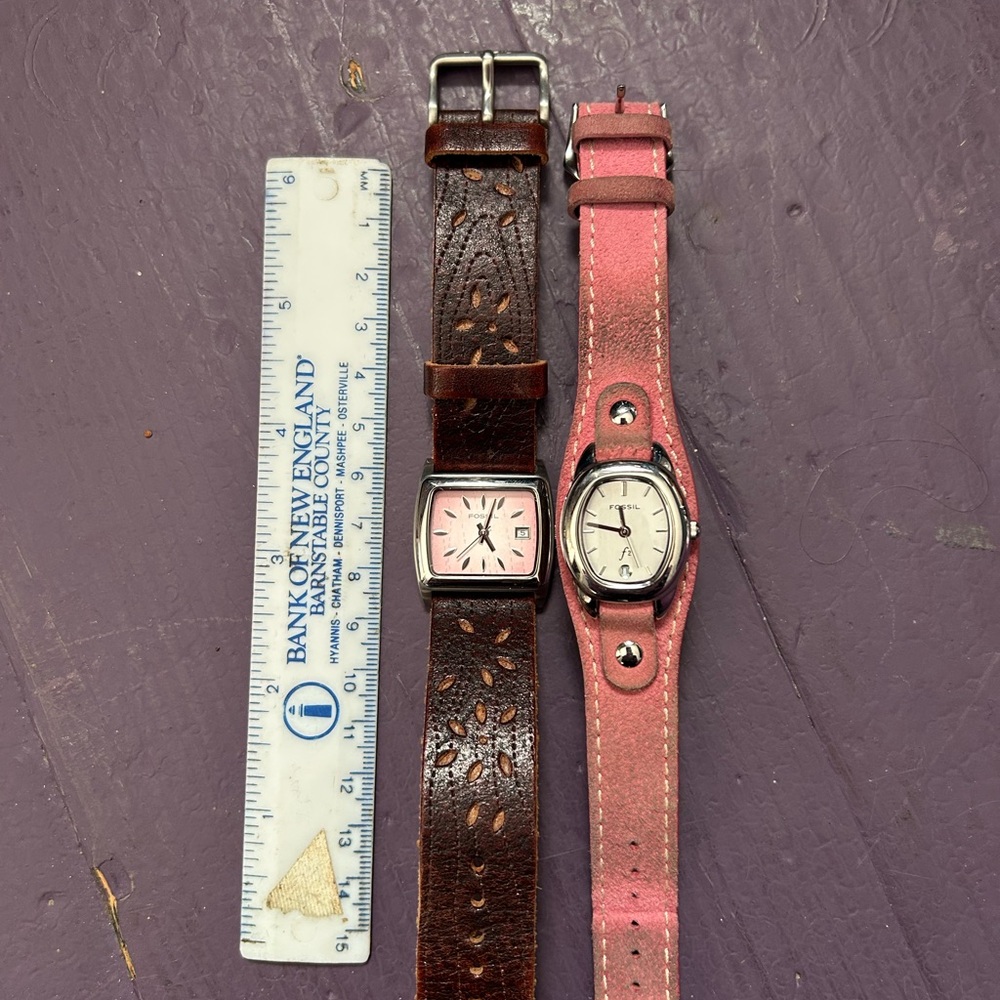 Bundle of two Fossil watches